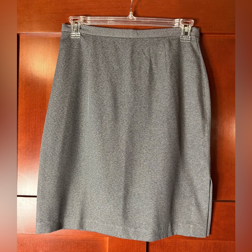 80’s Vintage Dianne B Classic Gray Pencil Skirt Size 12
